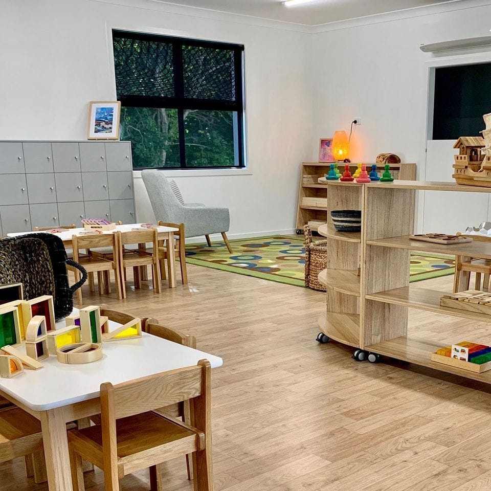 The Nest Classroom Inside. Southport Childcare Centre - making learning fun